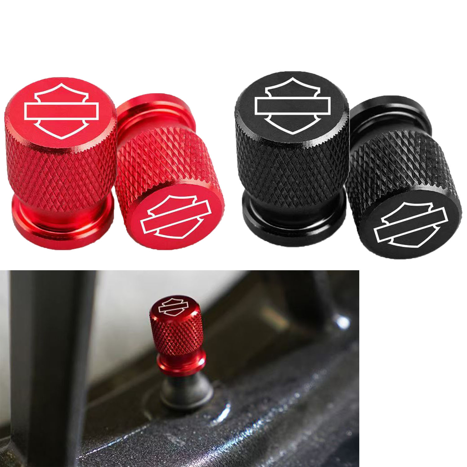 Motorcycle Valve Cover - Tapones de válvula de rueda de