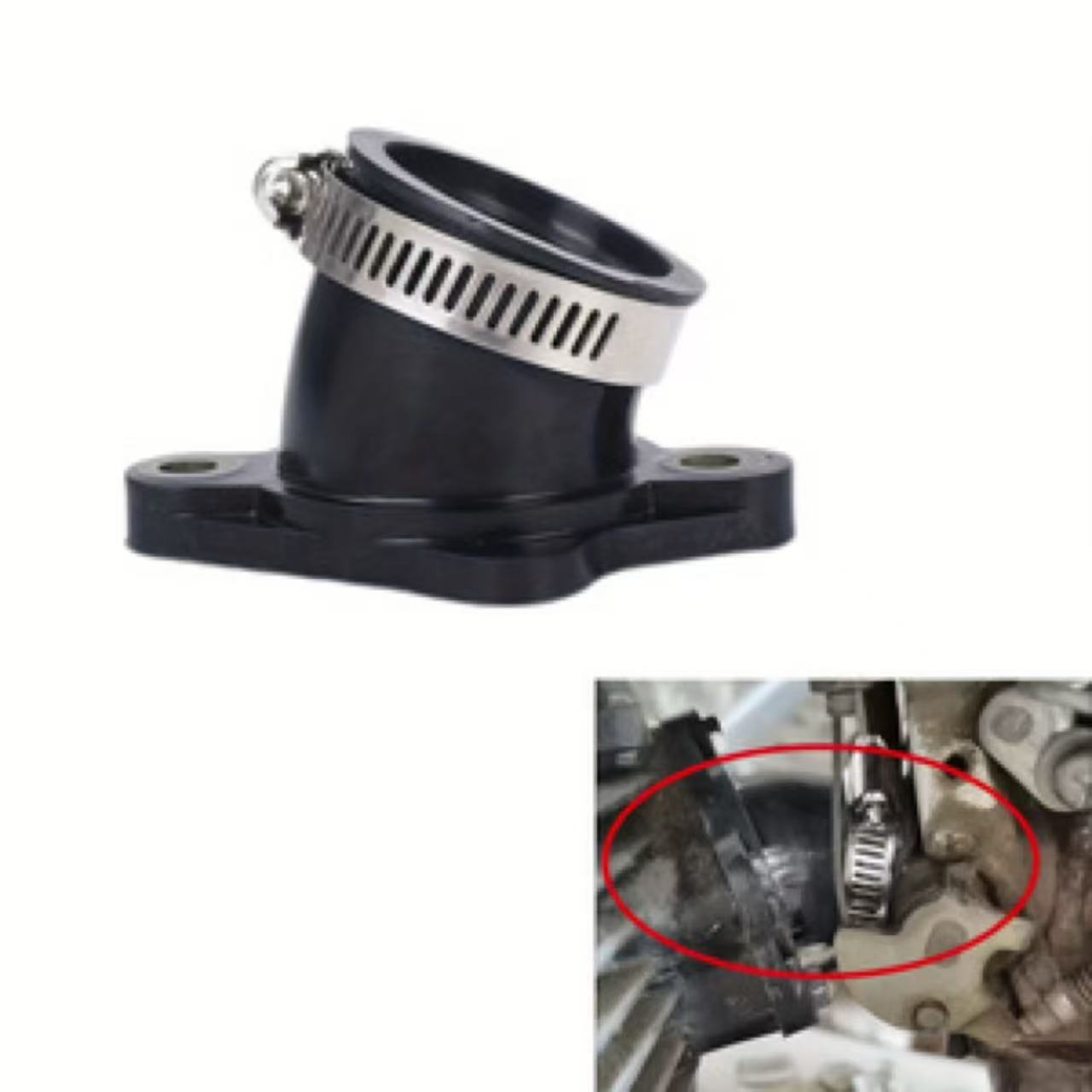 Motorcycle Carburetor - Tubo de Admisión del Carburador de