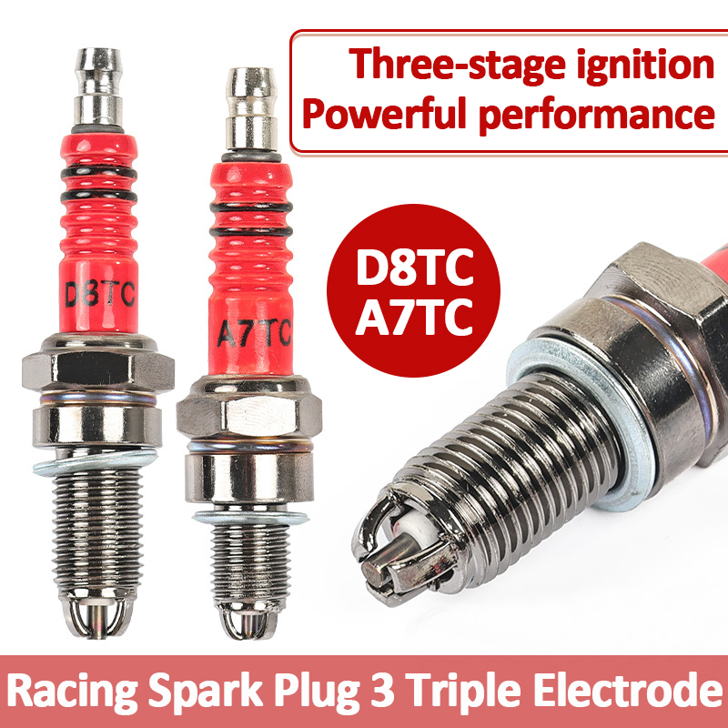 Motorcycle Spark Plug - 1/2PCS Bujía de Carreras de Triple