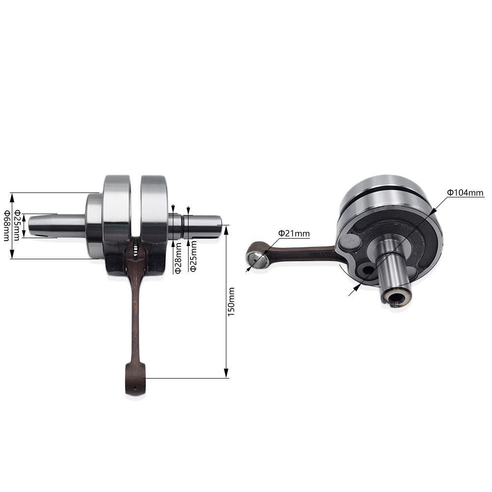 Conjunto de biela de cigüeñal  - Motorcycle Crankshaft reseña y precio