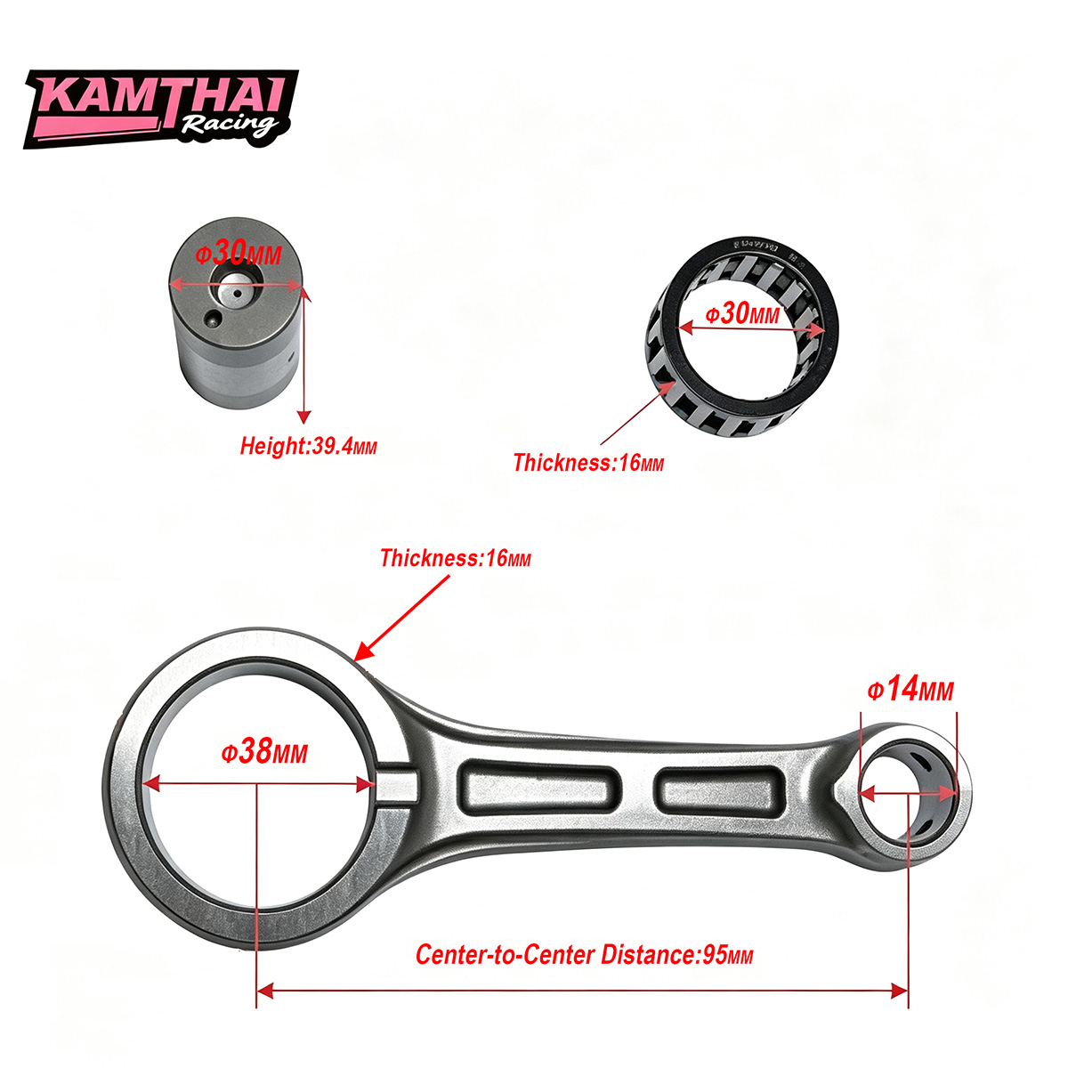 Biela de cigüeñal mecanizada p - Motorcycle Crankshaft reseña y precio