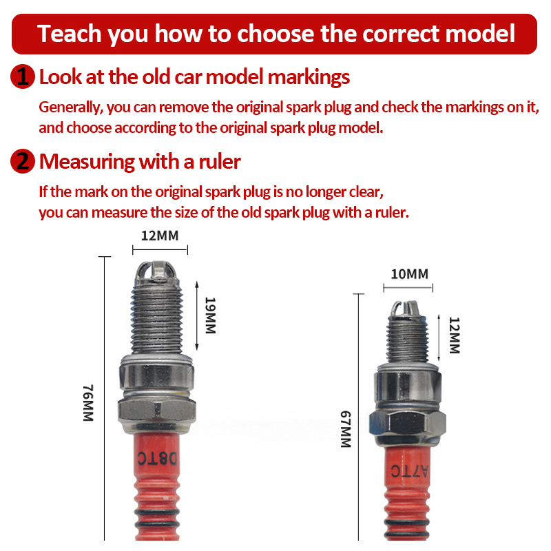 1/2PCS Bujía de Carreras de Tr - Motorcycle Spark Plug reseña y precio